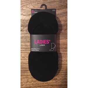 Ladies Collective Series Shoe Liner Black Size 4-10